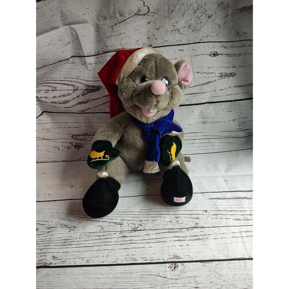 petting zoo 1994 animated plush Christmas mouse Non Working READ - Picture 1 of 16